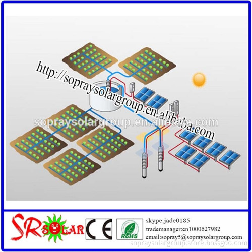 high quality deep submersible water pump DC solar water pump